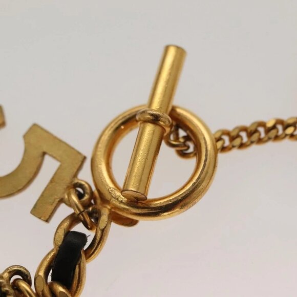 CHANEL Bracelet Metal Gold CC Auth 135948V - Picture 5 of 13